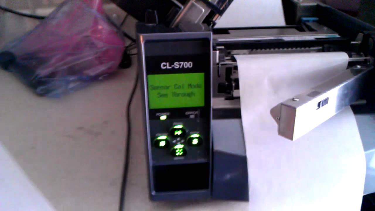 citizen cl s700 printer manual